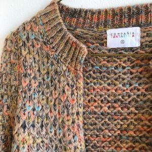 Compania Fantastica Multicolour Knit Cardigan